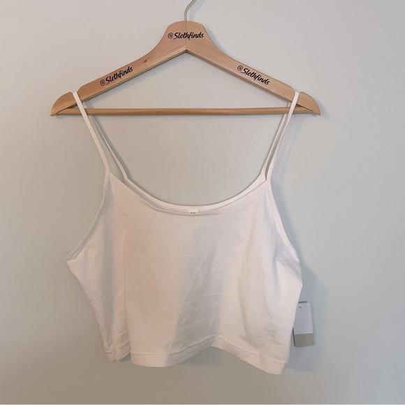 BP x Nordstrom Cropped Camisole/ Tank Top- White- Size XL- NWT - Picture 7 of 7